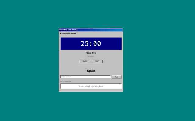 Windows 98 theme preview